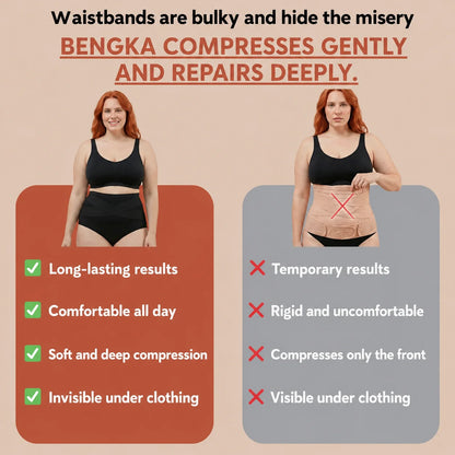 High-Waisted Postpartum Shaping Brief — 360° Compression